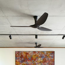 Haiku 152cm DC Black Low Profile Smart Ceiling Fan with Remote Control